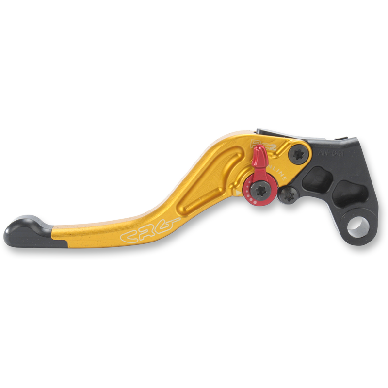 CRG CLUTCH LEVER RC2 SHORT GOLD 2AN-641-H-G