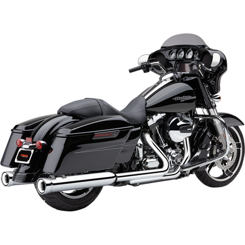 COBRA 95-16 FLH NH MUFFLERS 4" CHROME*2 6107