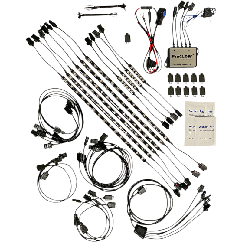 CUSTOM DYNAMICS LIGHT KIT PRGLW FULL BIKE PG-FULL-KIT