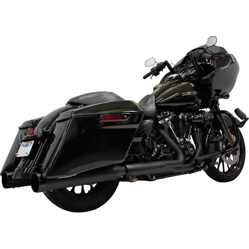 BASSANI XHAUST 4-1/2" STRAIGHT MUFFLERS BLK 1F745B