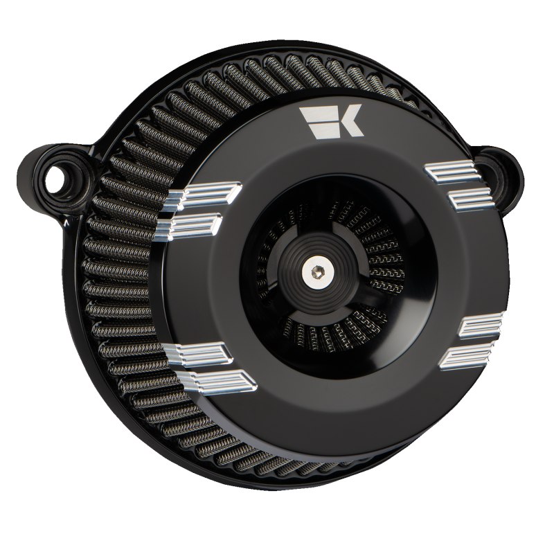 KHROME WERKS INSTIGATOR AIR CLEANER - KLASSIC - BLACK - TWIN CAM 250200