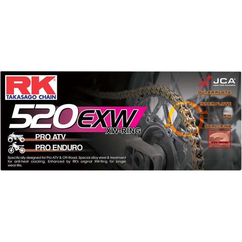 RK 520EXWX120 PERFORMANCE XW-RING CHAIN 520EXW-120