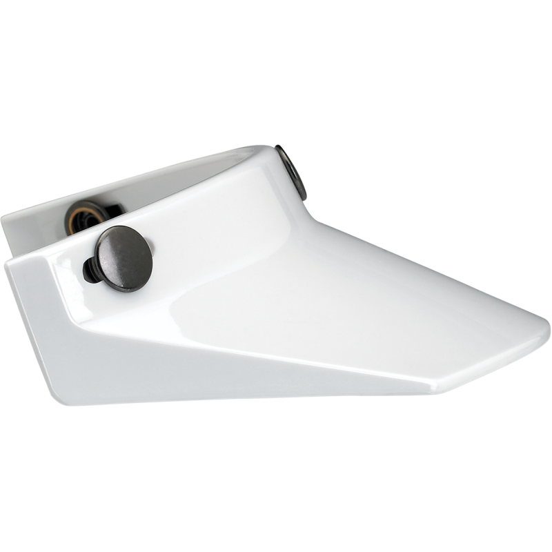 BILTWELL VISOR MOTO 3SNAP WHT 2002-562