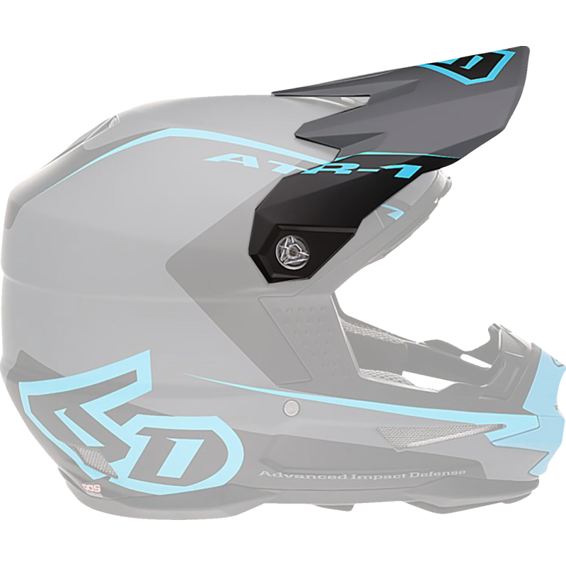 6D HELMETS VISOR ATR1 STEALTH CY 72-3731