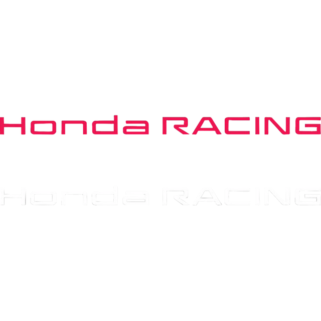 FACTORY EFFEX DECAL DIE CUT 3' HONDA RACING RED 28-94306