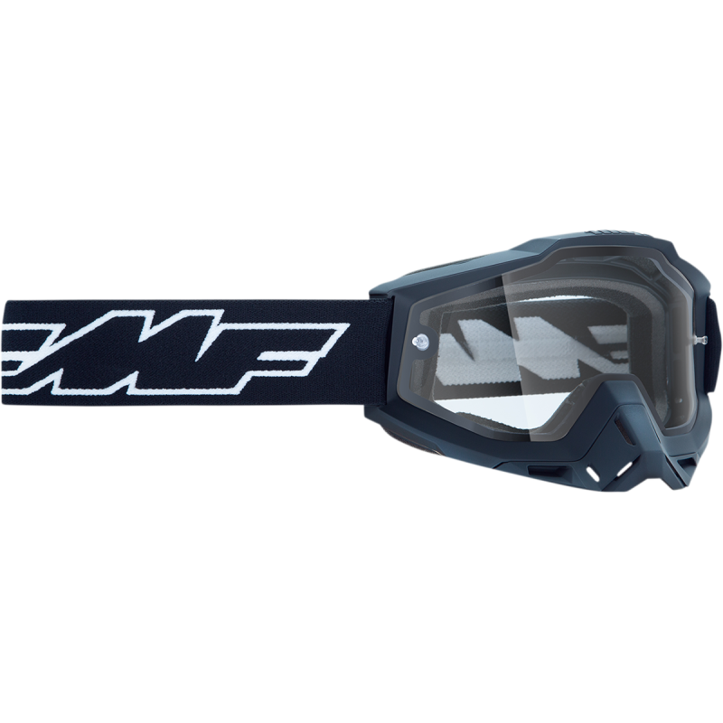 FMF FMF POWERBOMB ENDURO GOGGLE ROCKET BLACK - CLEAR LENS F-50038-00001
