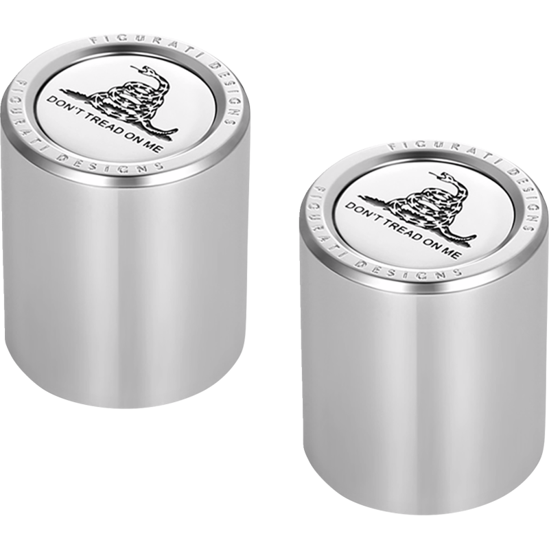 FIGURATI DESIGNS ND MAG DOCKING COVERS SILVER WITH DTOM 25.2X32MM FD40-DC-25.2/32-SS