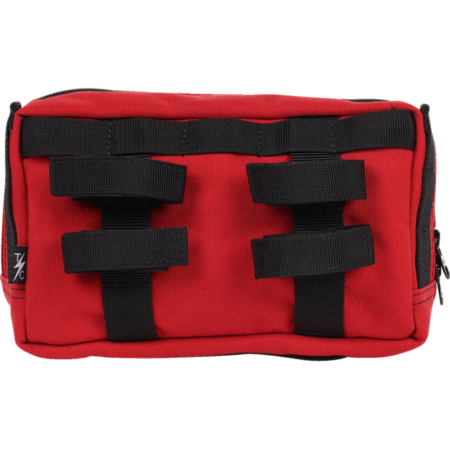 THRASHIN SUPPLY CO. BAG HANDLEBAR TSC PLUS RED THB-0017