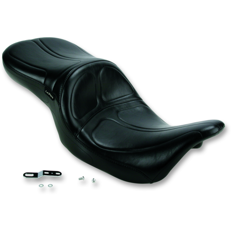 LE PERA MAVERICK SEAT W/O BACKREST STITCHED BLACK 08-23 FL LK-957