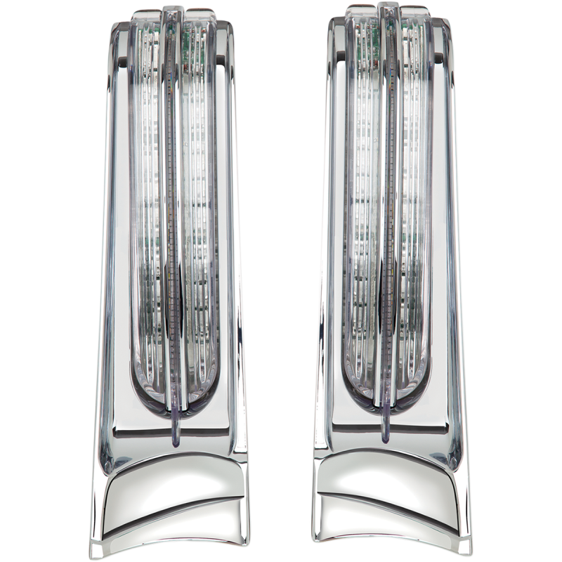 CIRO LLC 14-19 FLHT S/BAG ACCENT LIGHT CHR 40002