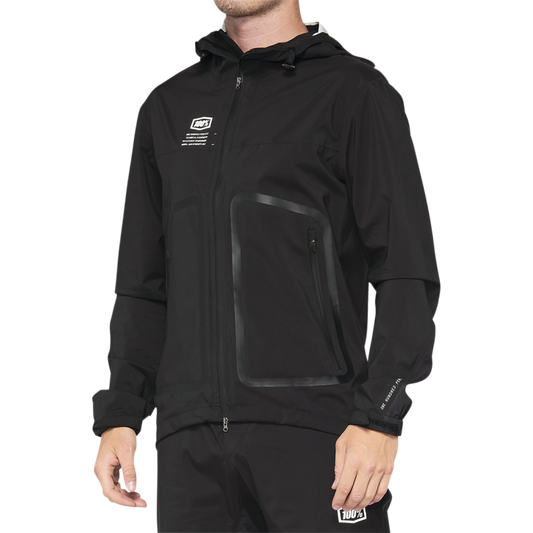 100% HYDROMATIC JACKET BLACK MD 40039-00001