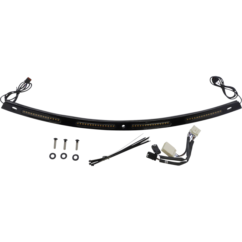 CUSTOM DYNAMICS TRIM WSHLD FLHT SEQ BLK CD-WT2-SEQ-05-B