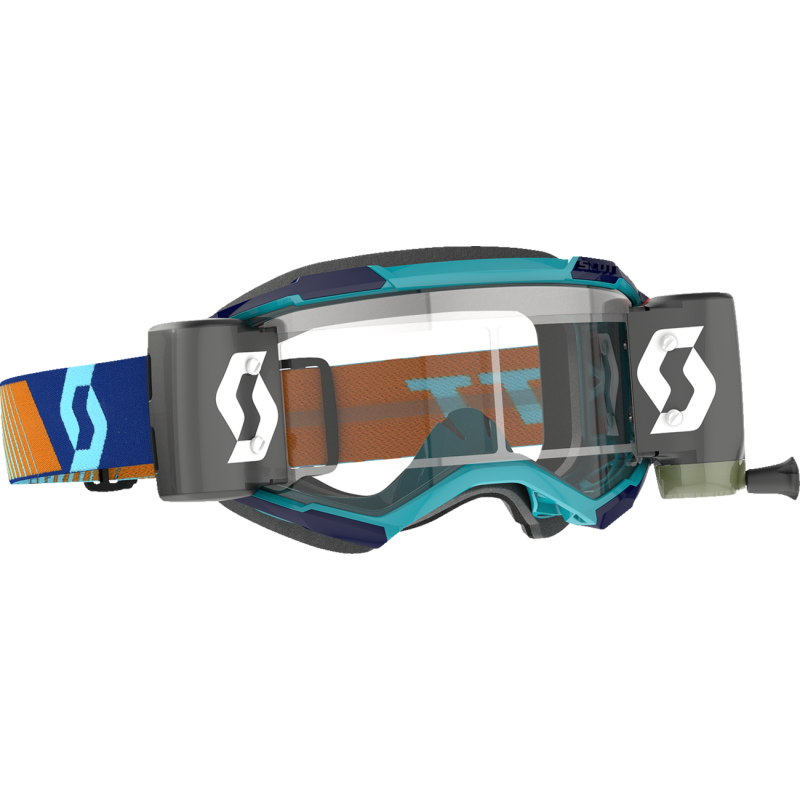 SCOTT USA FURY WFS ROYAL BLUE/ORANGE CLEAR WORKS 278596-7436113