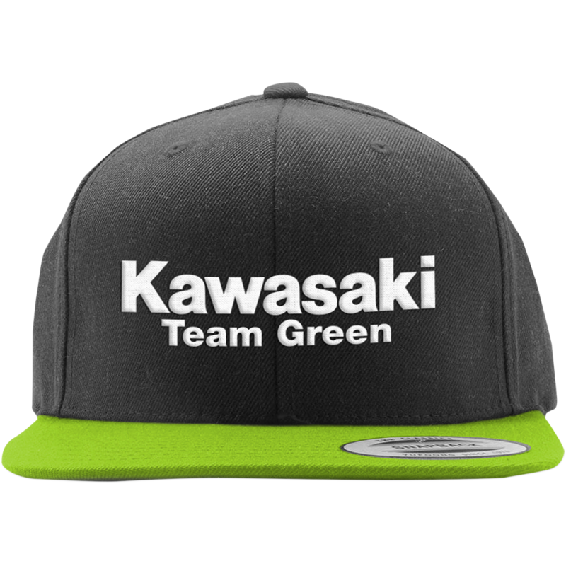 FACTORY EFFEX HAT YTH KAW TEAMGR BK/GRN 22-86106
