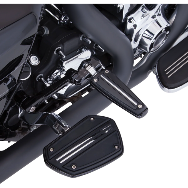 CIRO LLC TWIN RAIL FLOORBOARDS W/OUT ADAPTERS, CHROME 60301