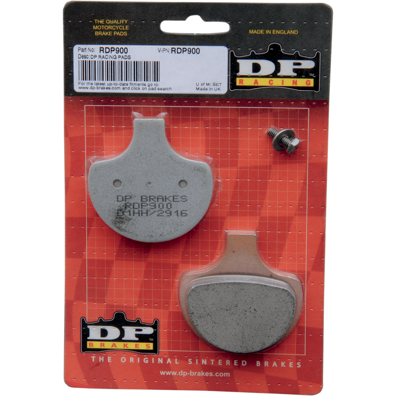 DP BRAKES RDP900 RACE COMPOUND BRAKE PAD SET RDP900