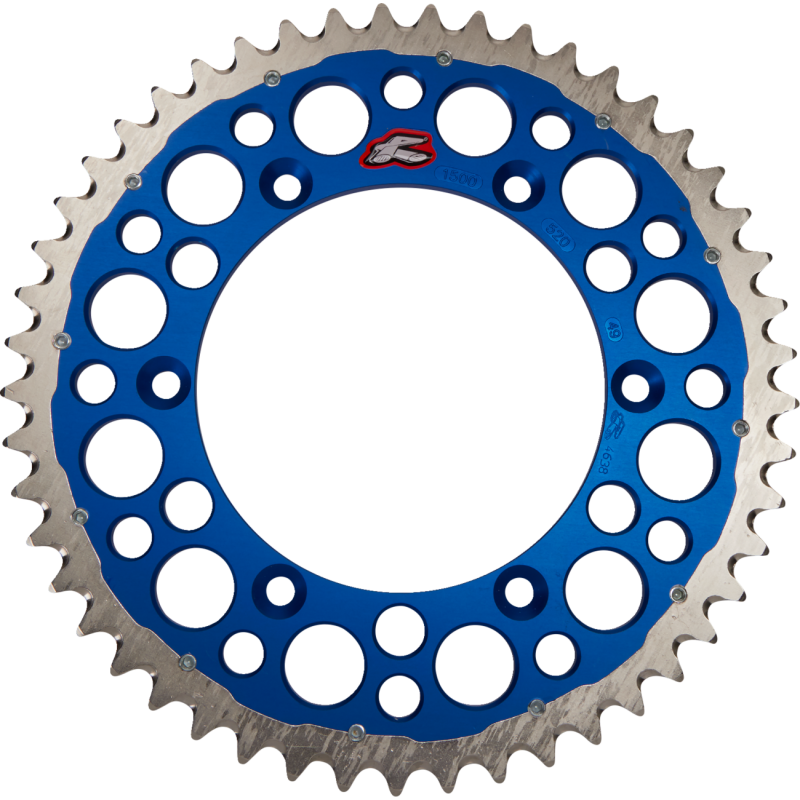 RENTHAL RENTHAL TWINRING SPROCKET 1500-520-49GP BLUE 1500-520-49GPBU
