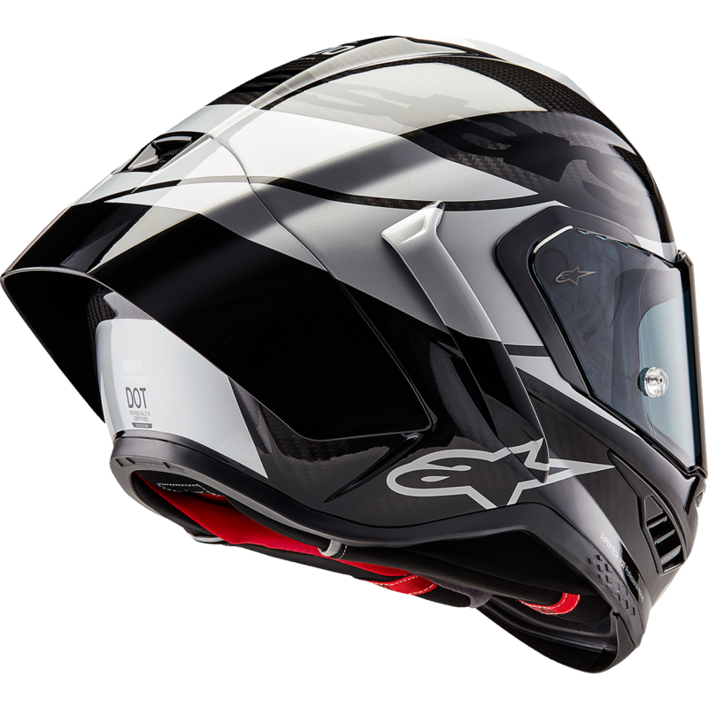 ALPINESTARS (ROAD) S-R10 ELEMENT HELMET CARB/SIL/BK M 8200324-1368-M