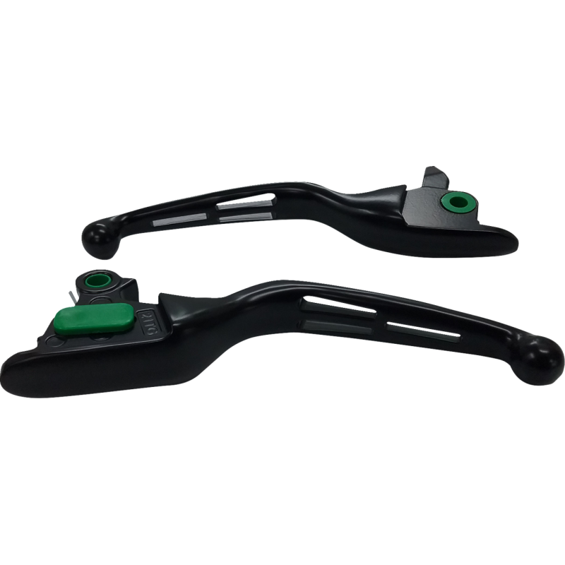 DRAG SPECIALTIES LEVERS SLOT BLK 21-22TOUR H07-0607MB
