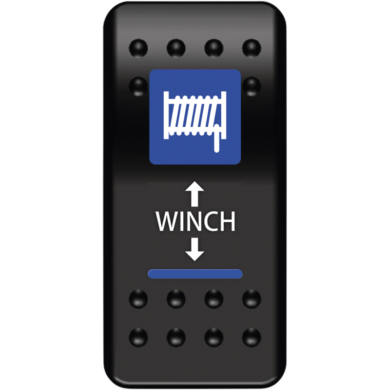 MOOSE UTILITY DIVISION MOOSE BRANDED WINCH (ON)-OFF-(ON) SWITCH WITH BLUE LED WN-I-O