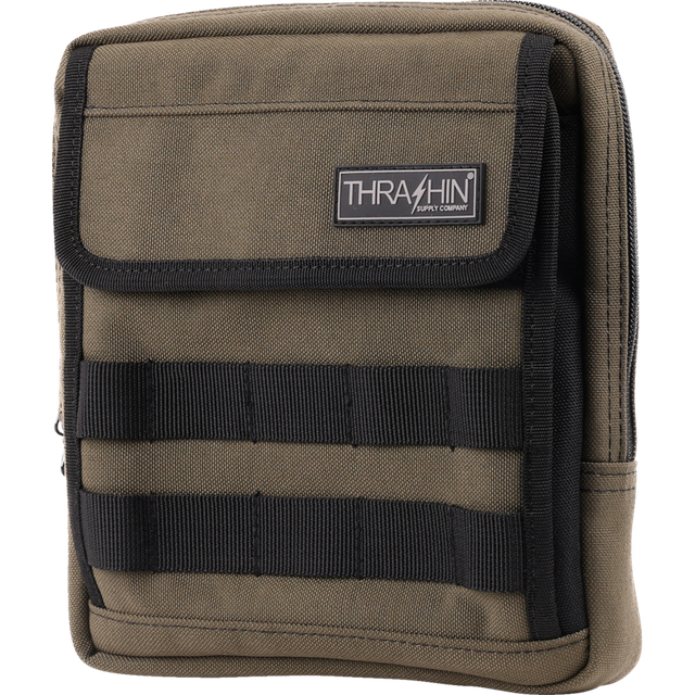 THRASHIN SUPPLY CO. BAG HANDLEBAR TSC SLIM GREEN THB-0031