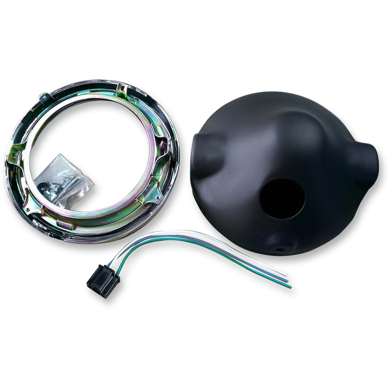 EMGO H/LAMP Z1 STYLE SHELL BLK 66-65010