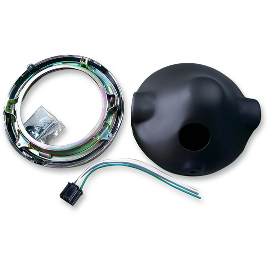 EMGO H/LAMP Z1 STYLE SHELL BLK 66-65010