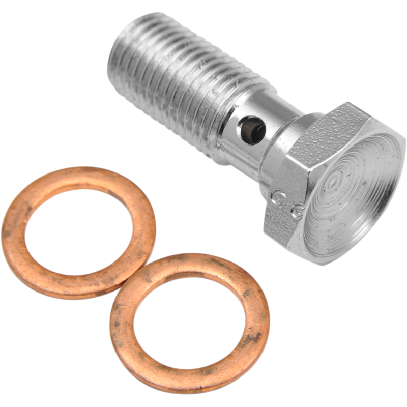 GOODRIDGE 3/8-24 SINGLE BANJO BOLT, LONG P775-03LCH