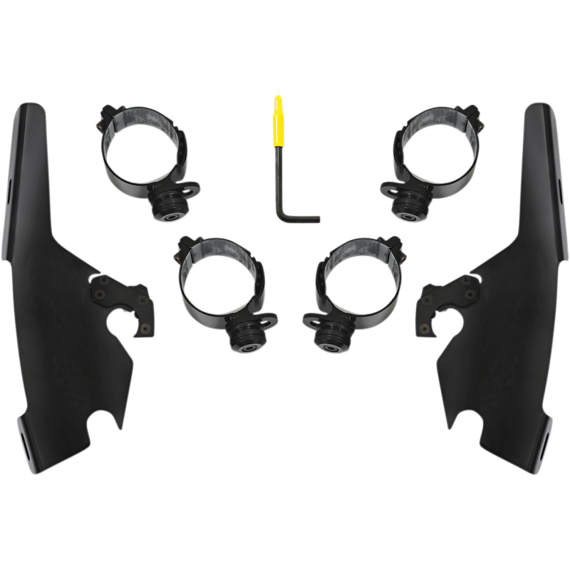MEMPHIS SHADES HD MNT KIT BW FLSB BLK MEB2044