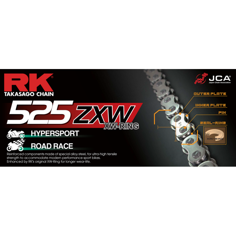 RK CHAIN RK GG525ZXW X 150 GG525ZXW-150