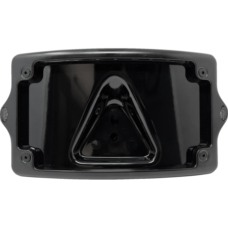 KODLIN CURVED 3-BOLT MOUNTED ELYPSE 3-1 LICENSE PLATE KIT, BLACK KUS20350