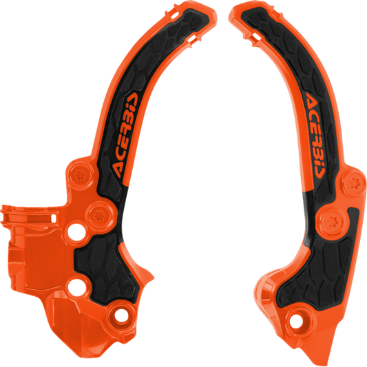 ACERBIS FRAME GUARDS- X-GRIP SX50:24 ORANGE/BLACK 2985911008