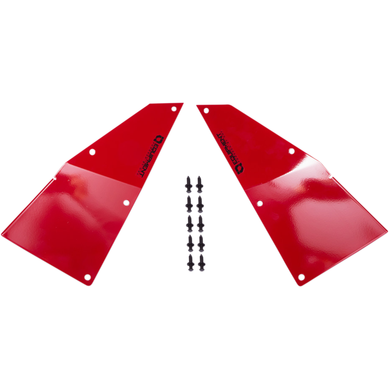 HMF ENGINEERING IQ RADIATOR SCOOPS-18-POLARIS-RZR RS1-RED 9356984566
