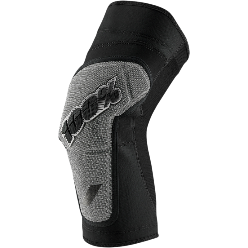 100% RIDECAMP KNEE GUARDS BLACK/GREY MD 70001-00002