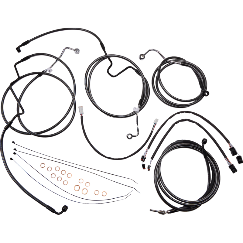 MAGNUM HANDLEBAR KIT - VIKING - 12" - BLACK PEARL 48887-412