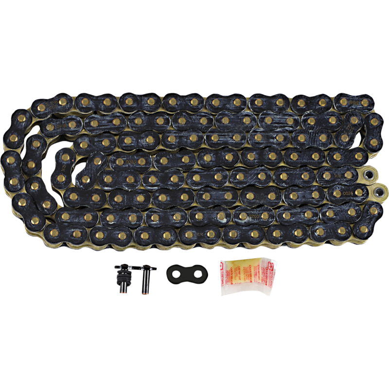 RK CHAIN 525MAXZ-130-BG BLACK/GOLD 525MAXZ-130-BG