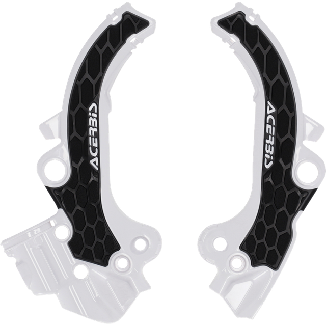 ACERBIS FRAME GUARDS- X-GRIP SX65:24 WHITE/BLACK 2985891035