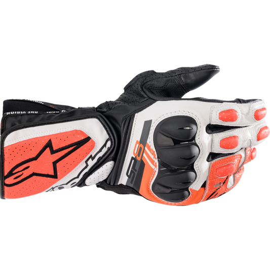 ALPINESTARS (ROAD) GLOVE SP-8 V3 BK/W/RD 2XL 3558321-1231-2X