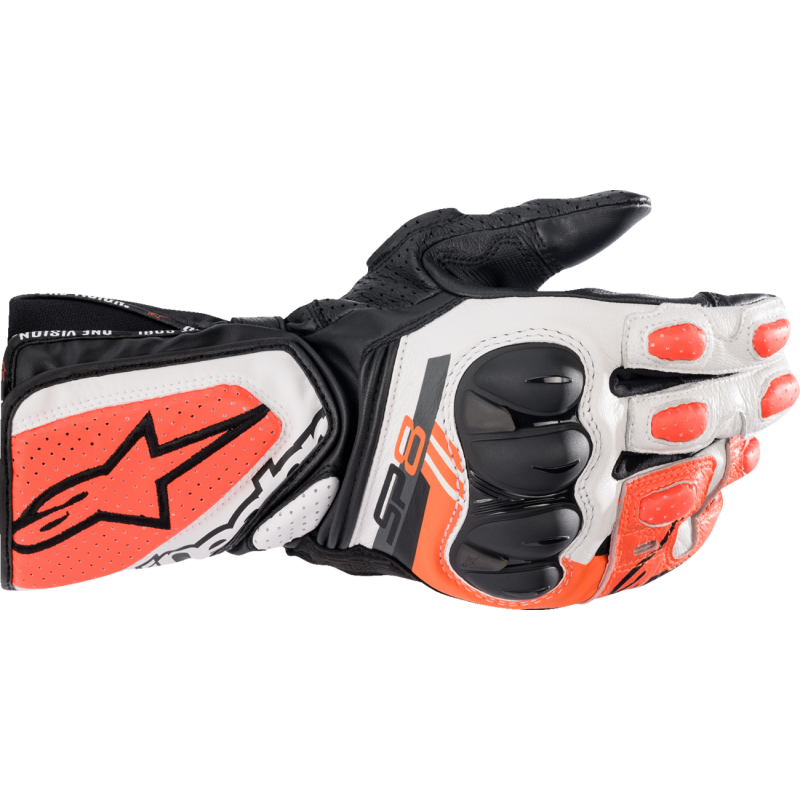 ALPINESTARS (ROAD) GLOVE SP-8 V3 BK/W/RD M 3558321-1231-M