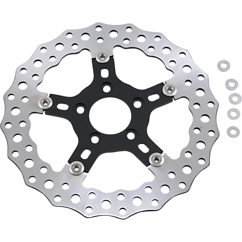 ARLEN NESS 11.8 INCH JAGGED ROTOR REAR DYNA SOFTAIL 02-787