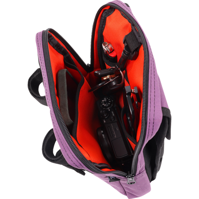 THRASHIN SUPPLY CO. BAG HANDLEBAR TSC SLIM PURPLE THB-0033