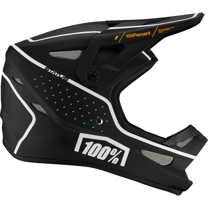 100% STATUS HELMET DREAMFLOW BLACK - XS 80010-00049