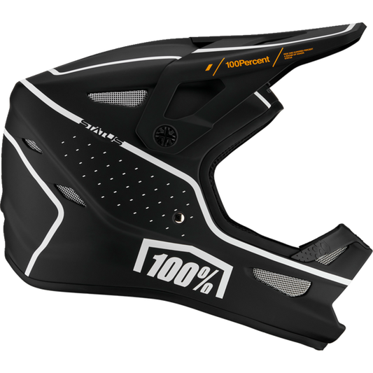 100% STATUS HELMET DREAMFLOW BLACK - XS 80010-00049