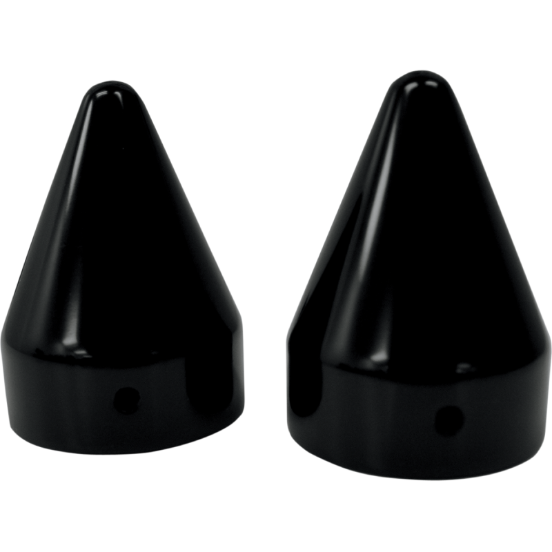 LA CHOPPERS AXLE CAPS SPIKE BLK LA-7811-00B