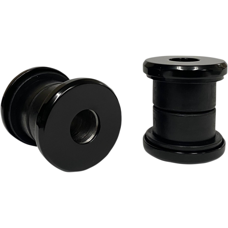 PRO-ONE PERF.MFG. HANDLEBAR RISER DAMPER KIT,  BLK ANO BILLET CAPS, 103070B