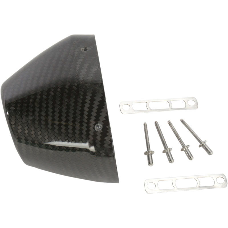 FMF REPL RCT CARBON REPLACEMENT END CAP KIT 040643