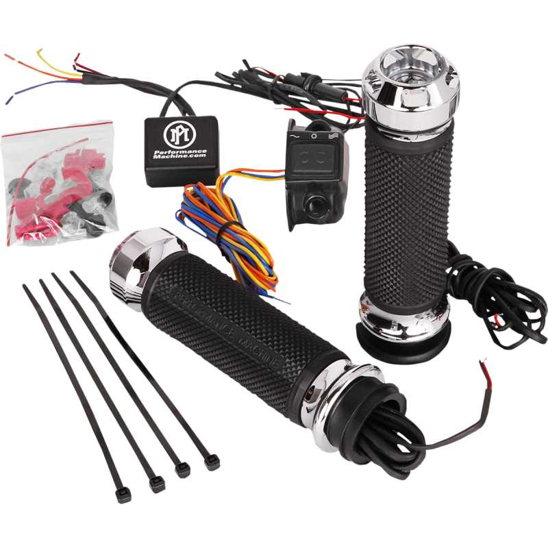 PERFORMANCE MACHINE GRIP HEATED APEX CH TBW 0063-2093-CH