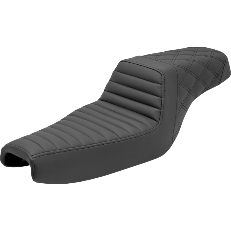 SADDLEMEN SEAT STEPUP TR & LS BLCK 807-11-176