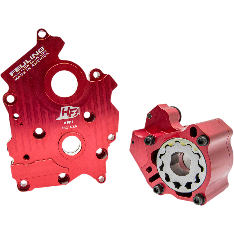 FEULING OIL PUMP CORP. 17-19 MIL8 OILPUMP/CAM PLATE ONLY RACE F/OIL COOLED 7197