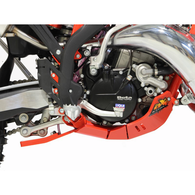 AXP RACING XTR SKIDPLATE 8MM BETA 125-200RR RED AX1686